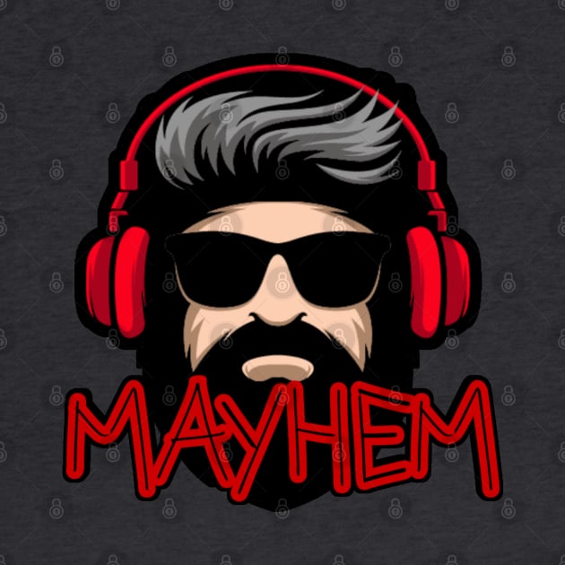 Mayhem logo by Mayhem's Shorts Podcast
